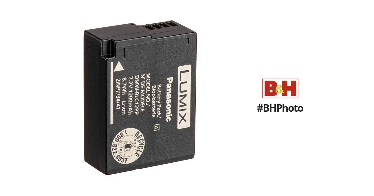 Panasonic DE-A80 DE-A80AA/SX mains battery charger Battery DMW-BLC12E DMW-BLC12