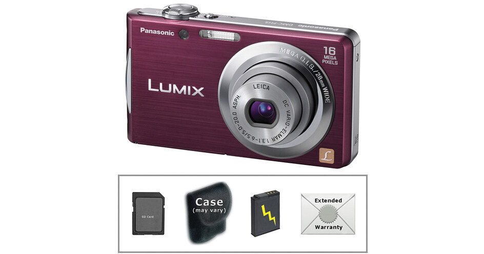 Panasonic Lumix DMC-FH5 Digital Camera with Deluxe Accessory Kit