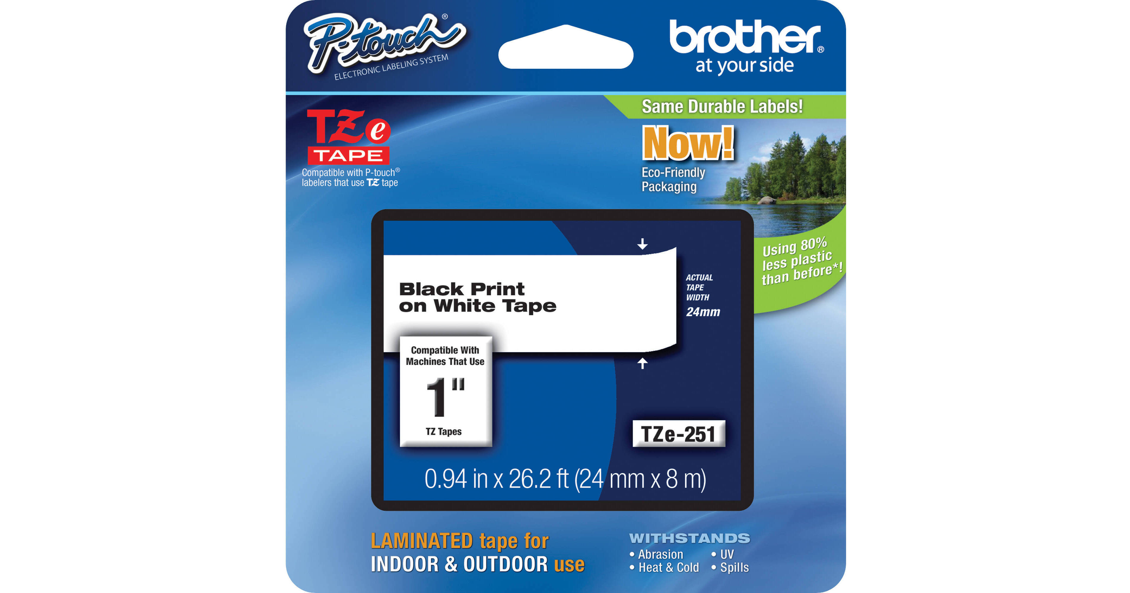 BROTHER Étiquettes thermiques 51x26mm BDE1J026051102 TD-2020 - Ecomedia AG