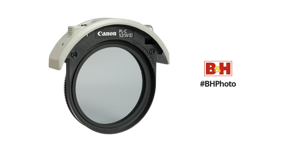 Canon PL-C 52WII 52mm Drop-In Circular Polarizing Filter