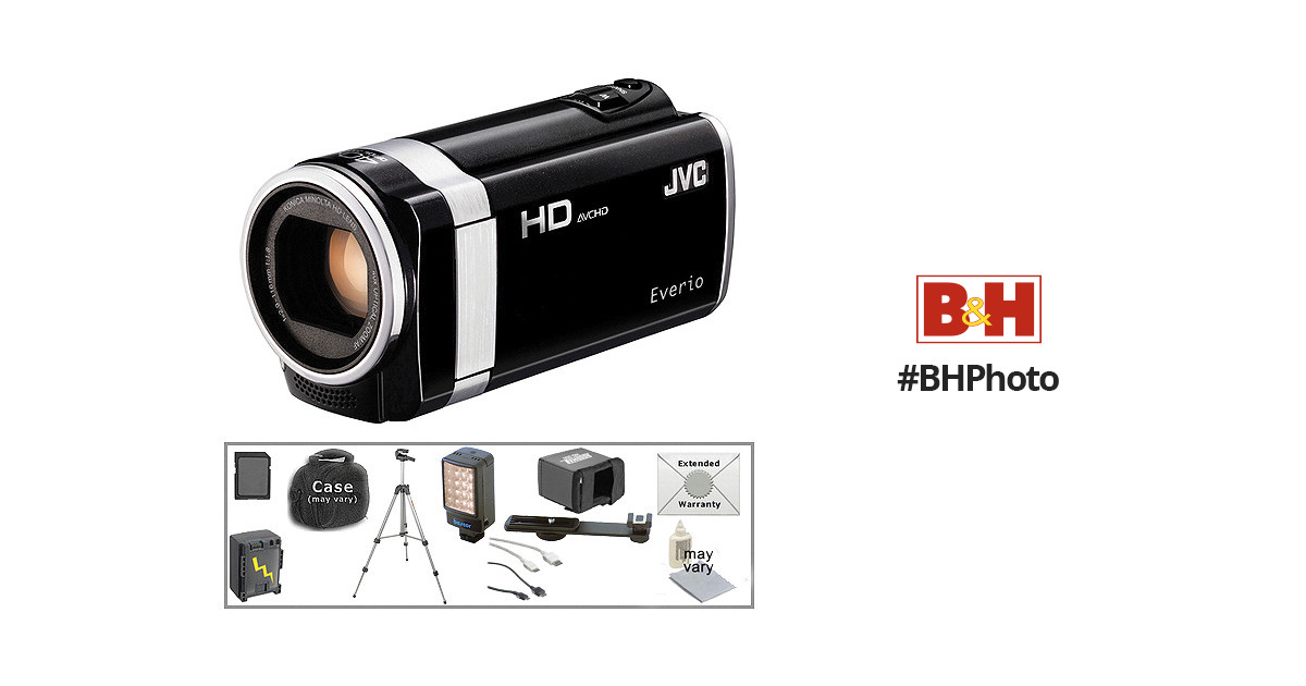 JVC GZ-HM670 HD Everio Camcorder with Deluxe Accessory Kit B&H