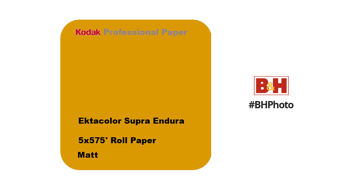 Kodak Professional Supra Endura VC Digital Paper Glossy 8234494