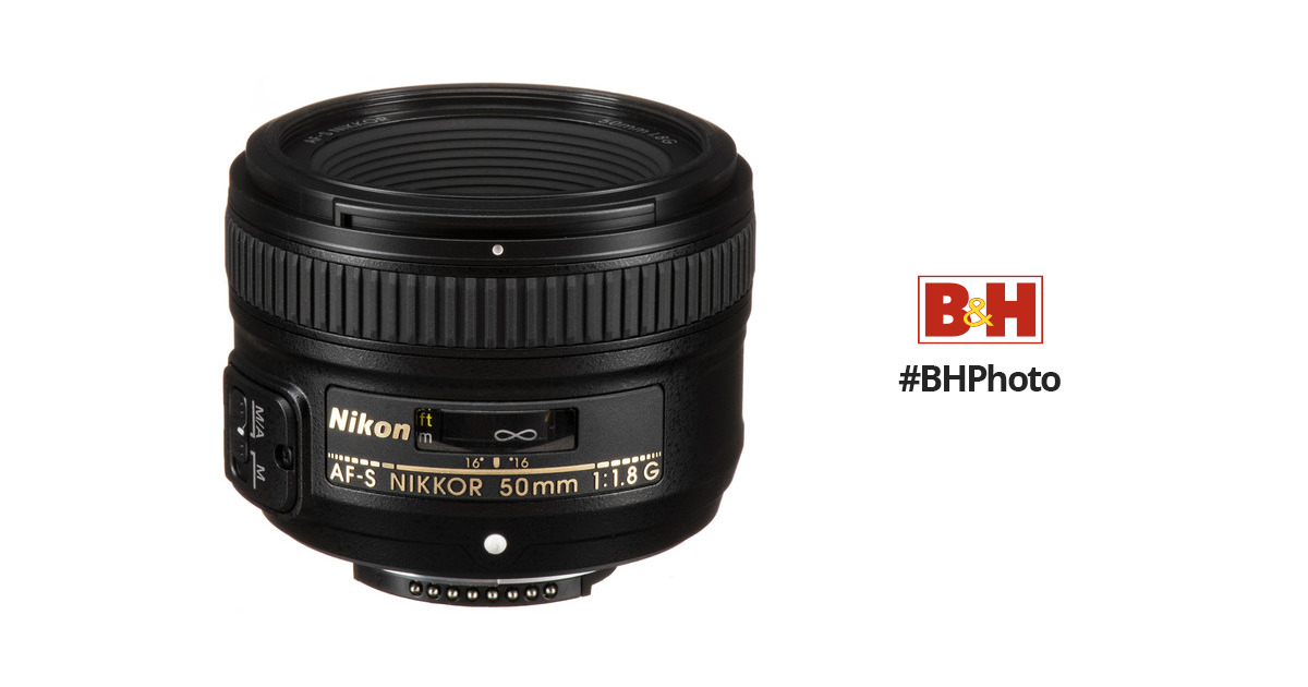 Nikon 2199B AF-S Nikkor 50mm f/1.8G Lens Renewed 