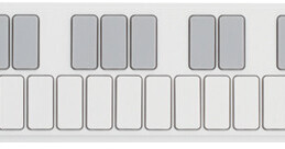 Korg nanoKEY2 Slim-Line USB MIDI Controller (White)