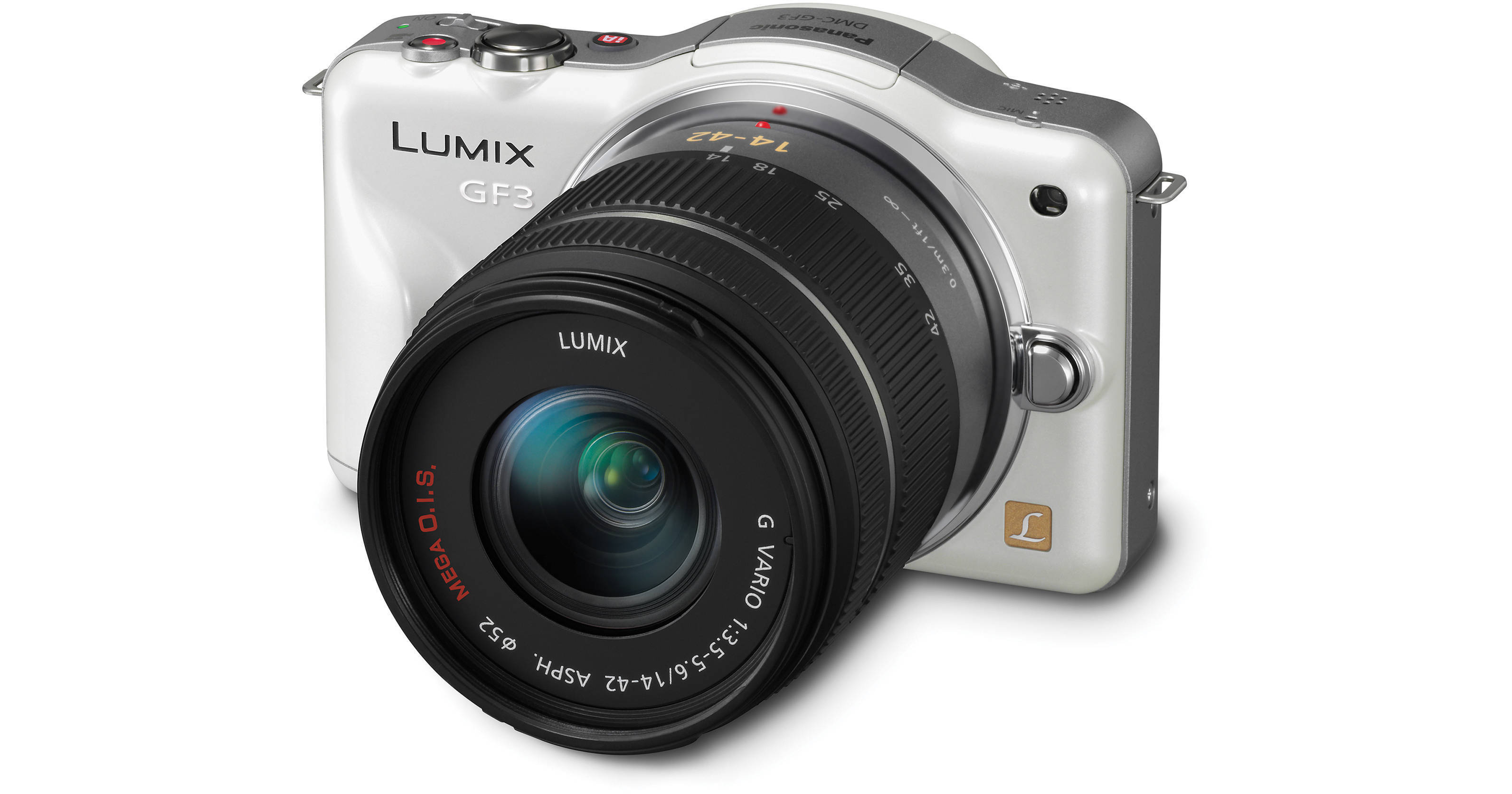 Panasonic Lumix DMC-GF3 Digital Camera with 14-42mm DMC-GF3KW