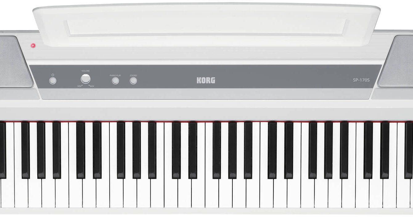 Korg Sp 170s Key Digital Piano White Sp 170swh B H Photo