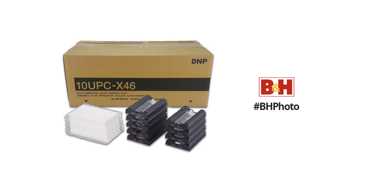 DNP UPCX46 Color Print Pack 5 Packs DNP Fotolusio UPC-X46 