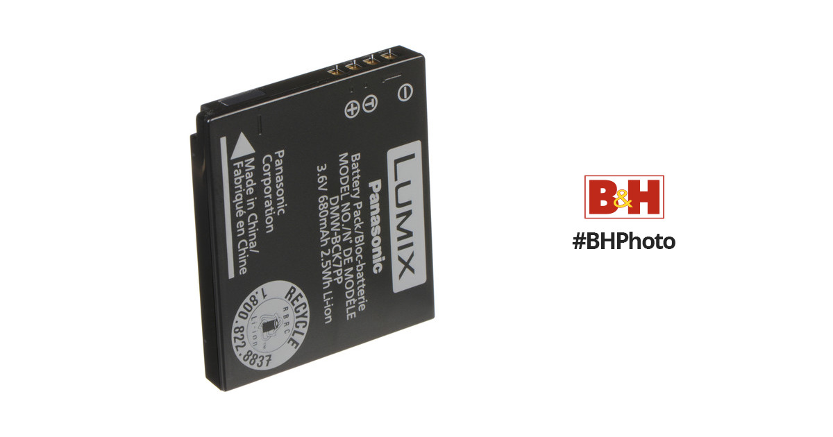 Panasonic Dmw-bck7 Lithium-ion Battery 680mah 