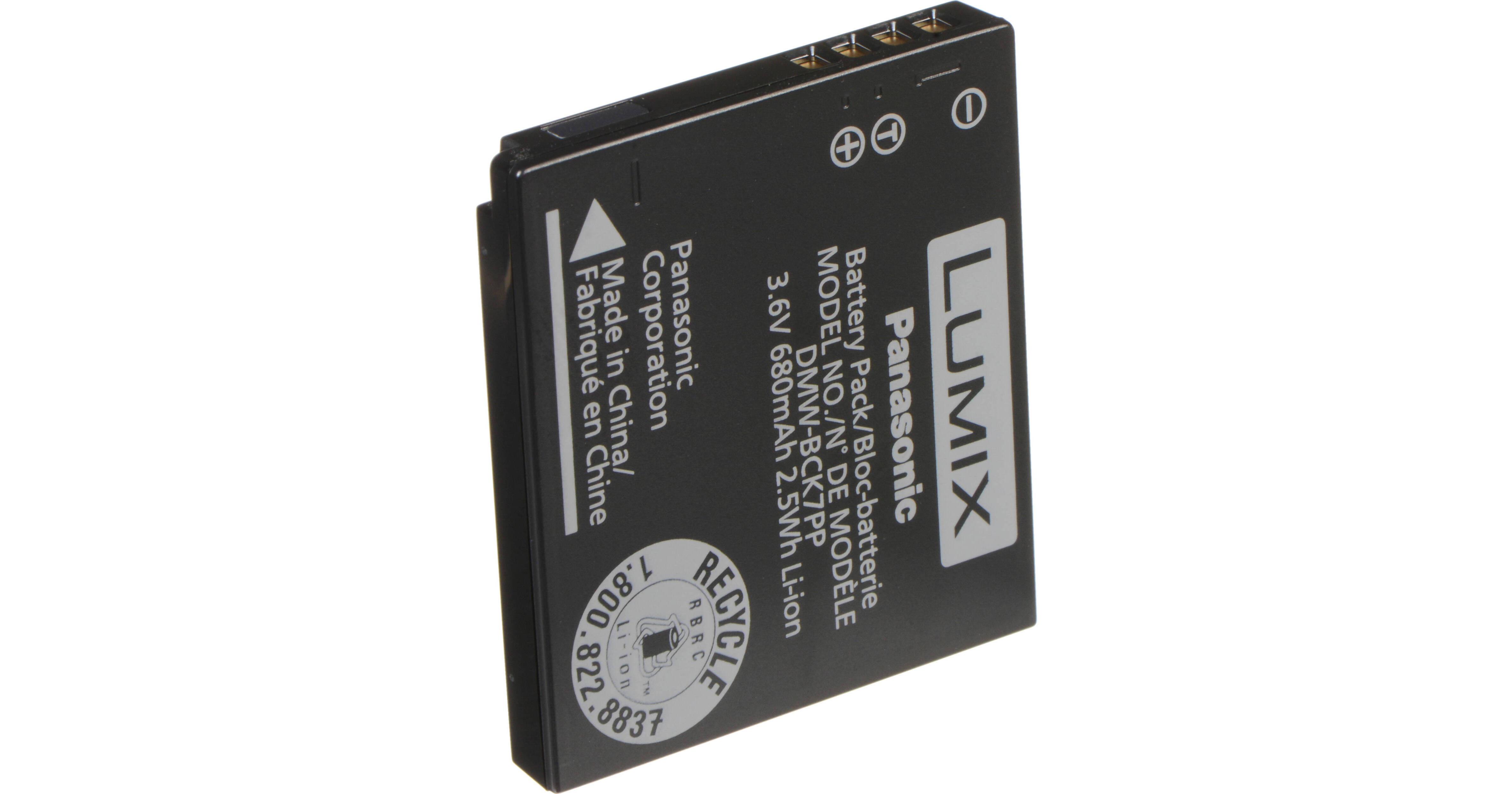 Panasonic DMW-BCK7 Lithium-Ion Battery (680mAh)