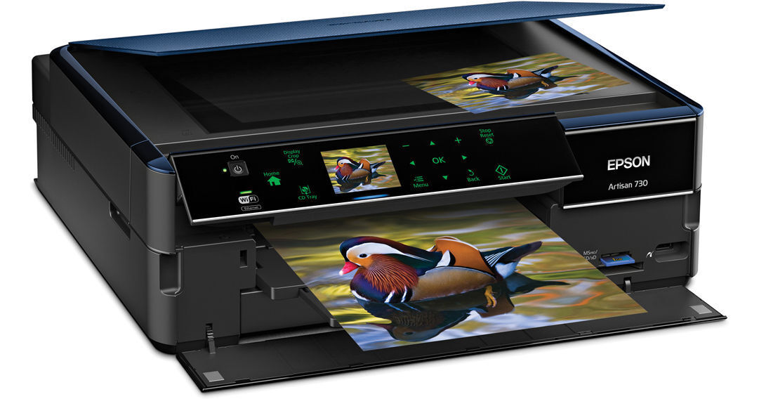 Epson Artisan 730 AllInOne Color Inkjet Printer C11CB18201 B&H