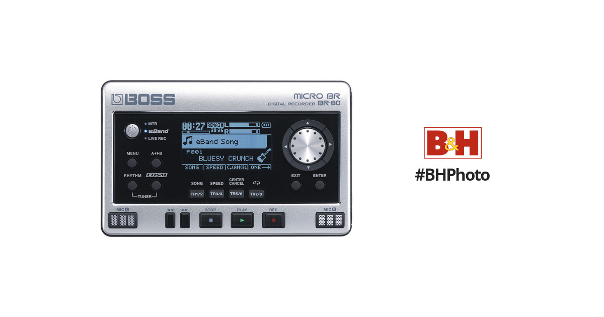 BOSS MICRO BR BR-80 8-Track Digital Recorder