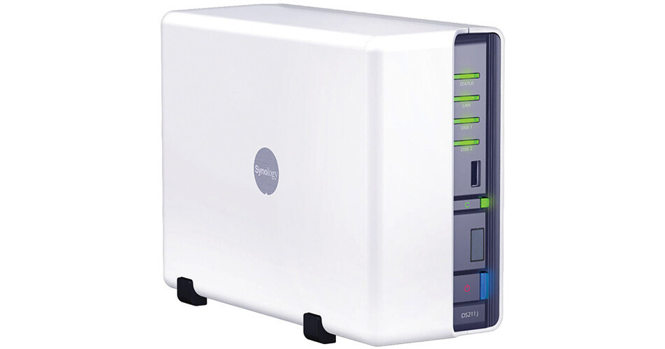 Synology DS211j DiskStation 2-Bay NAS Server DS211J B&H Photo