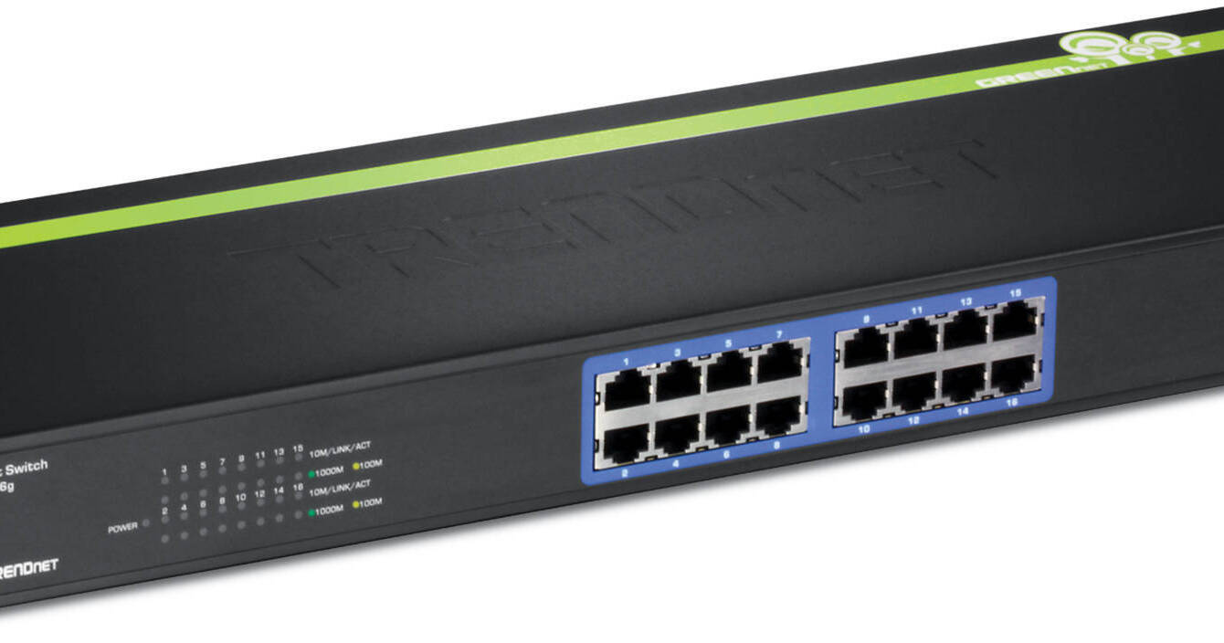 TRENDnet TEG-S16g 16-Port GREENnet Gigabit Ethernet Switch