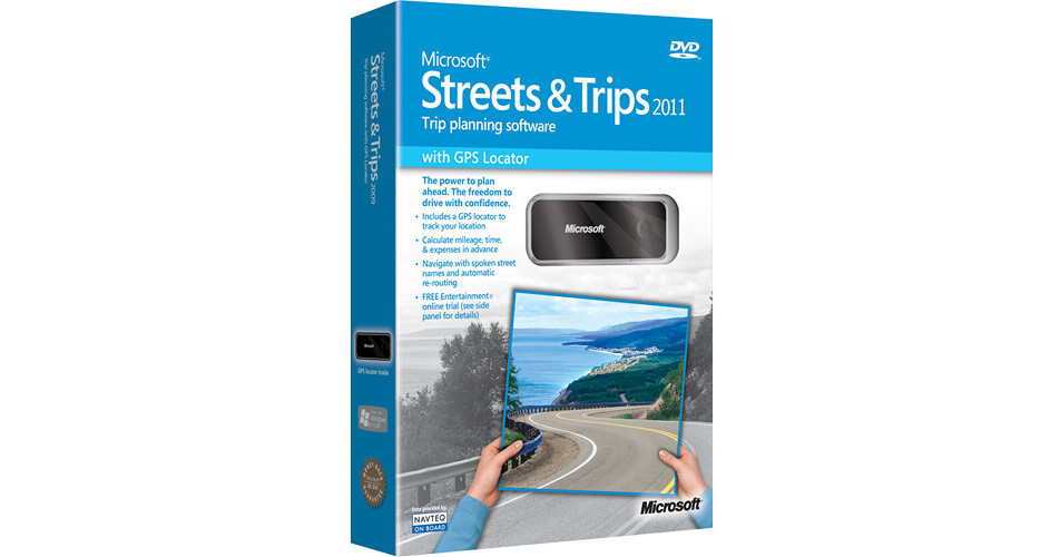 Microsoft Streets & Trips 2011 with GPS Locator ZV300023 B&H