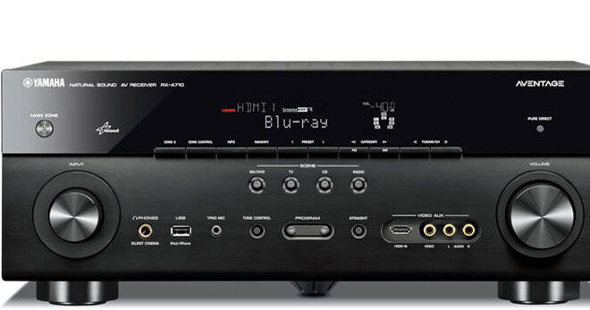 Yamaha RX-A710 Home theater receiver with 3D-ready HDMI switching,  Internet-ready at Crutchfield