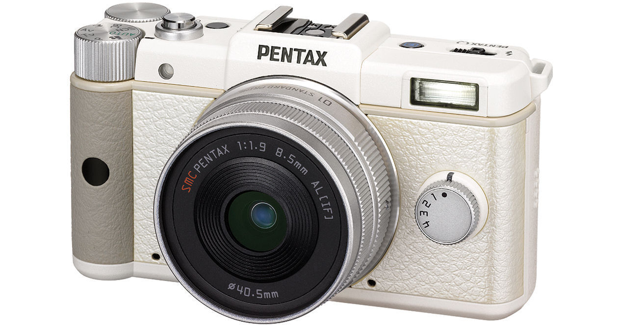 Pentax Q Digital Camera with 8.5mm Lens (White) 15143 B&H Photo