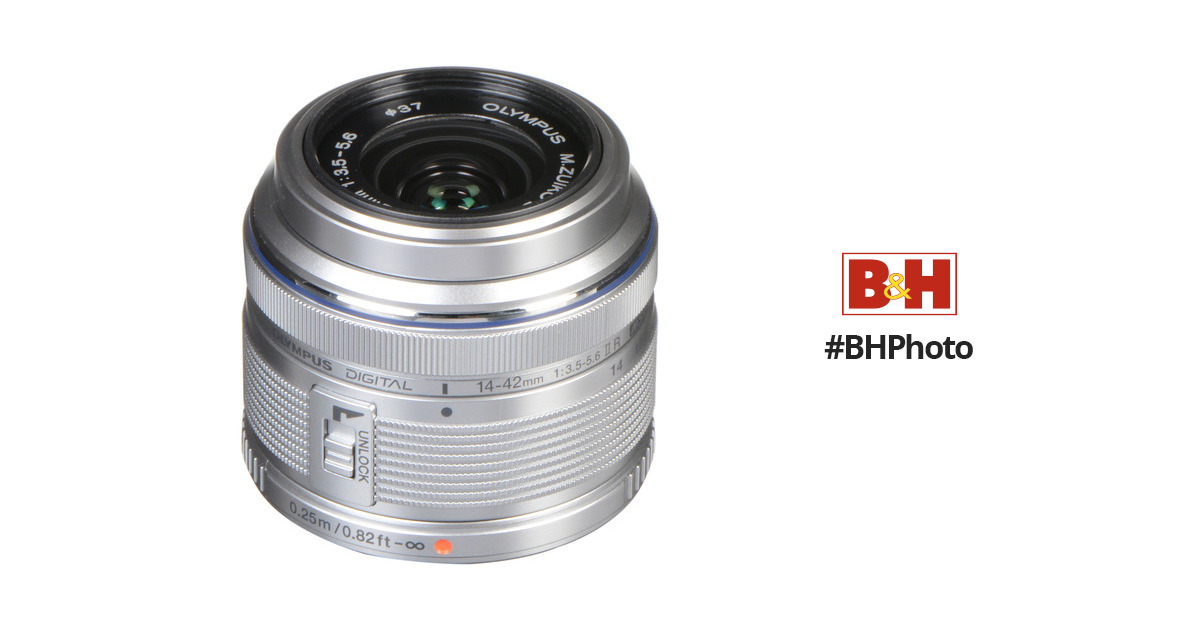 Olympus M.Zuiko Digital 14-42mm f/3.5-5.6 II R Lens (Silver)