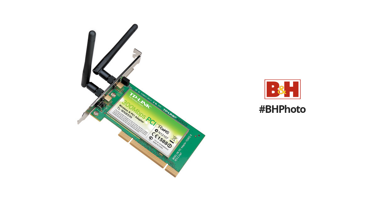 TP-Link TL-WN851N 300Mbps Wireless N PCI Adapter 