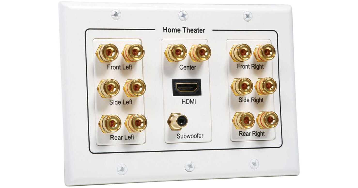 Atlona 7.1 Speaker Wall Plate With 1 x HDMI Input AT80140HD B&H