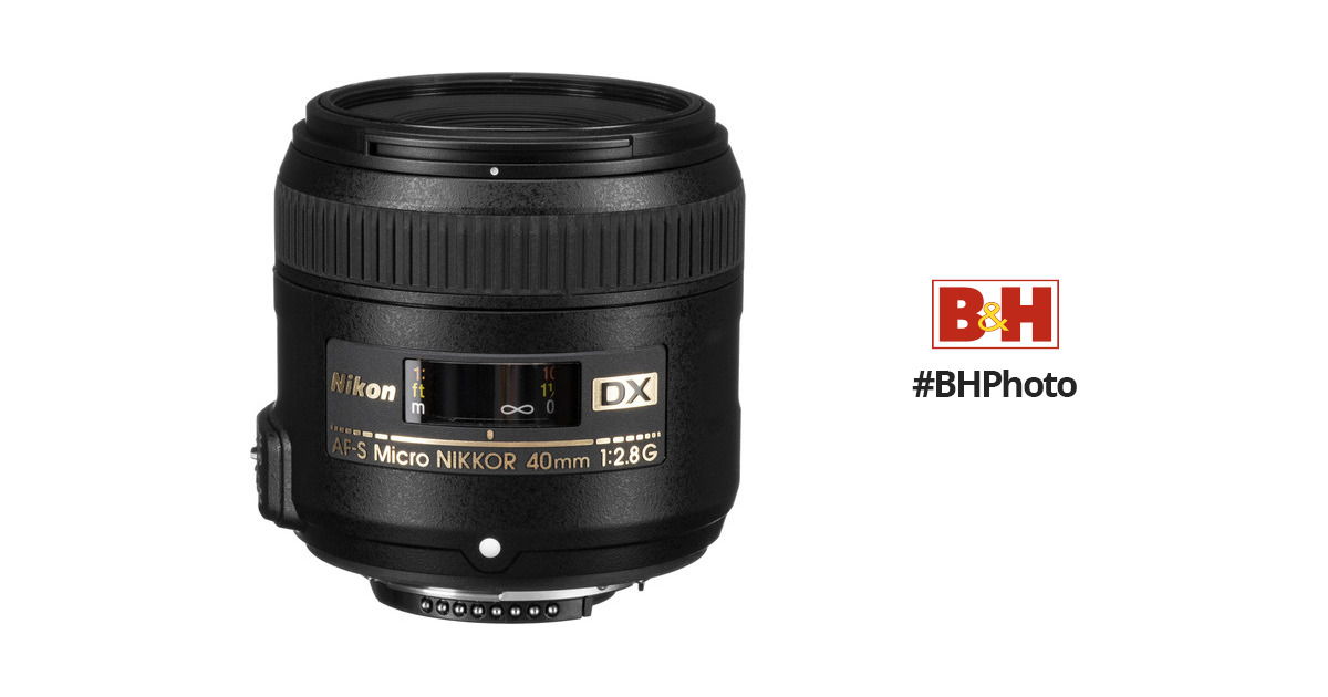 Nikon AF-S DX Micro NIKKOR 40mm f/2.8G Lens 2200 B&H Photo Video