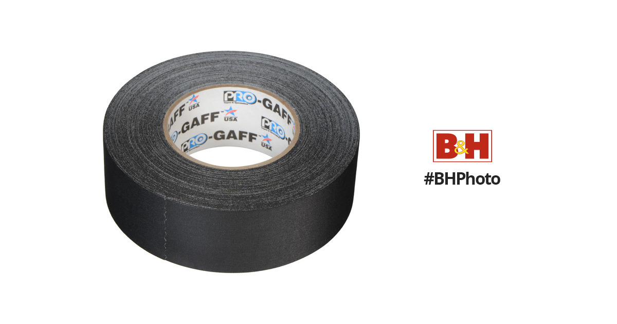 ProTapes Pro Gaffer Tape (2 x 55 yd, Black) 001UPCG255MBLA B&H