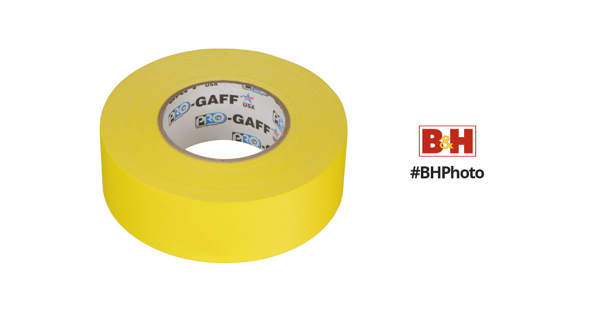 Pro Gaff Yellow Spike Tape 1/2 x 45 yd Roll - Monkey Wrench Productions  Store