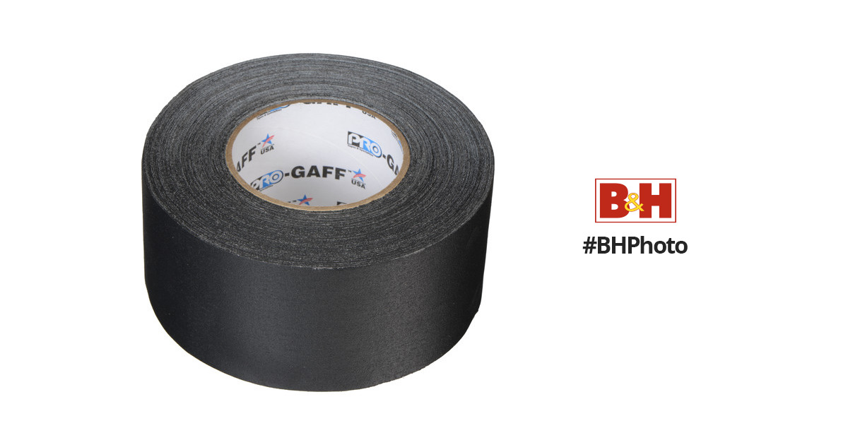 11 mils Thick 4 Width ProTapes Pro Gaff Premium Matte Cloth Gaffers Tape With Rubber Adhesive White Pack of 1 55 yds Length 