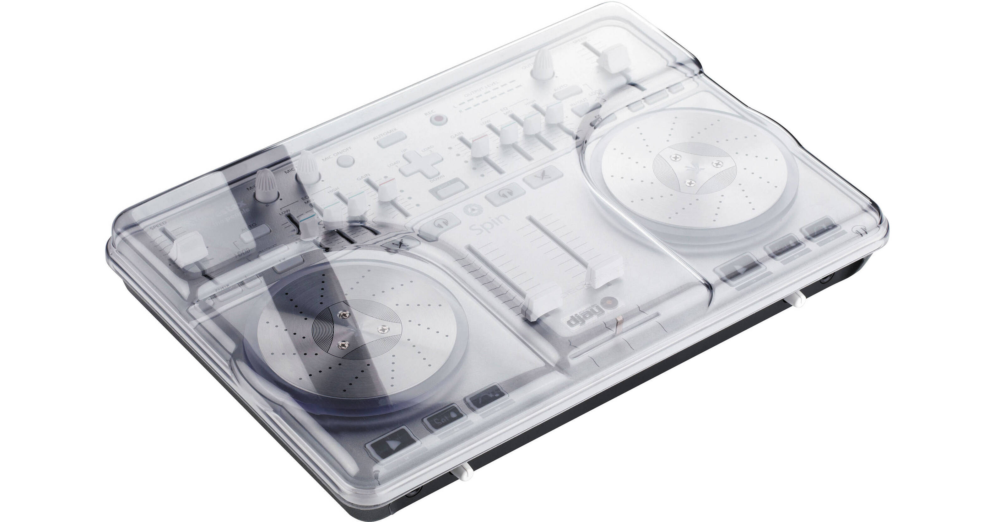 Decksaver Vestax Spin and Typhoon Smoked Clear Cover DS-PC-SPIN