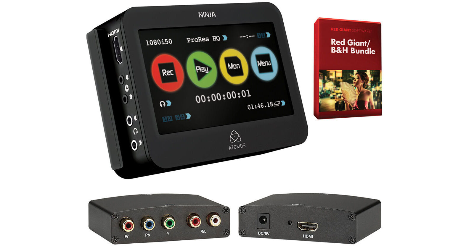 Atomos Ninja for Component Video Output Kit B&H Photo Video