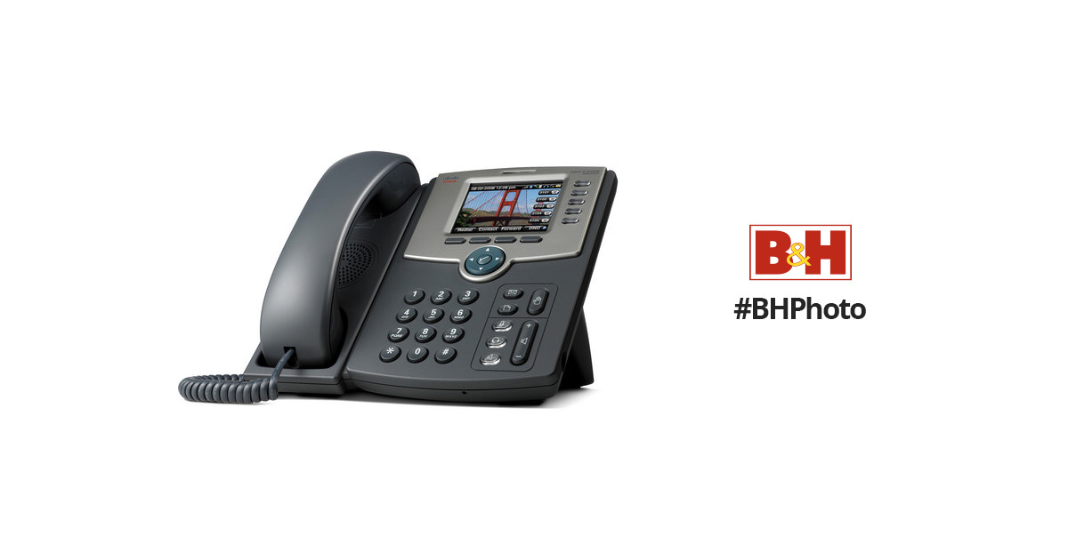 Cisco SPA525G2 5-Line IP Phone With Color Display 