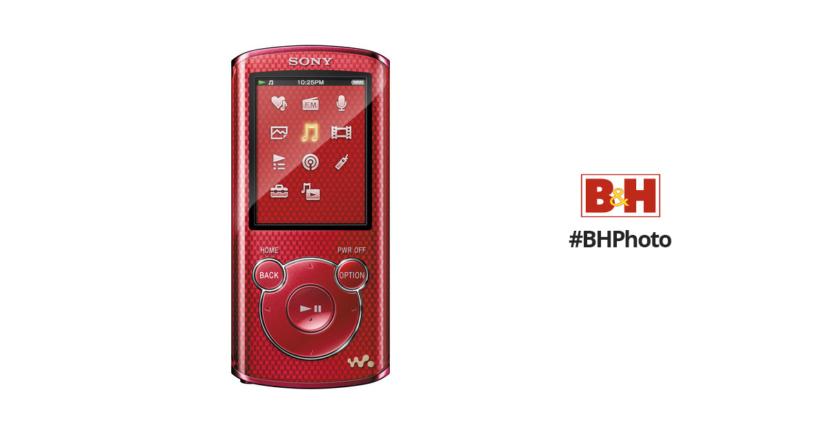 Best Buy: Sony Walkman 8GB* Video MP3 Player Red NWZE438FRE
