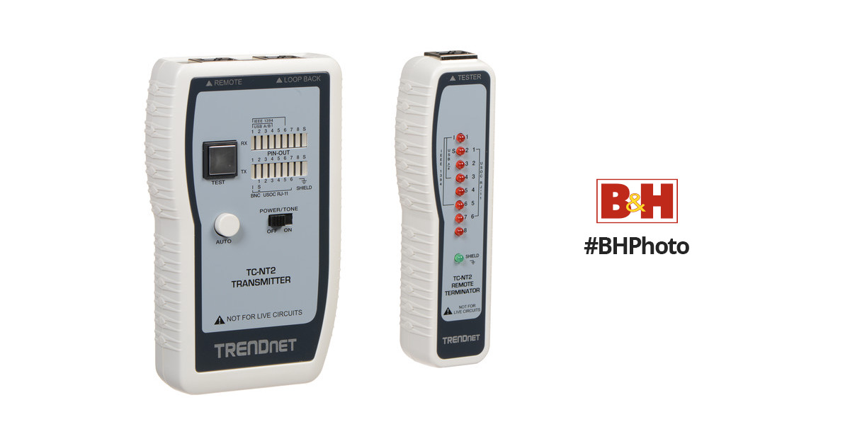 TRENDnet TC-NT2 Network Cable Tester TC-NT2 B&H Photo Video