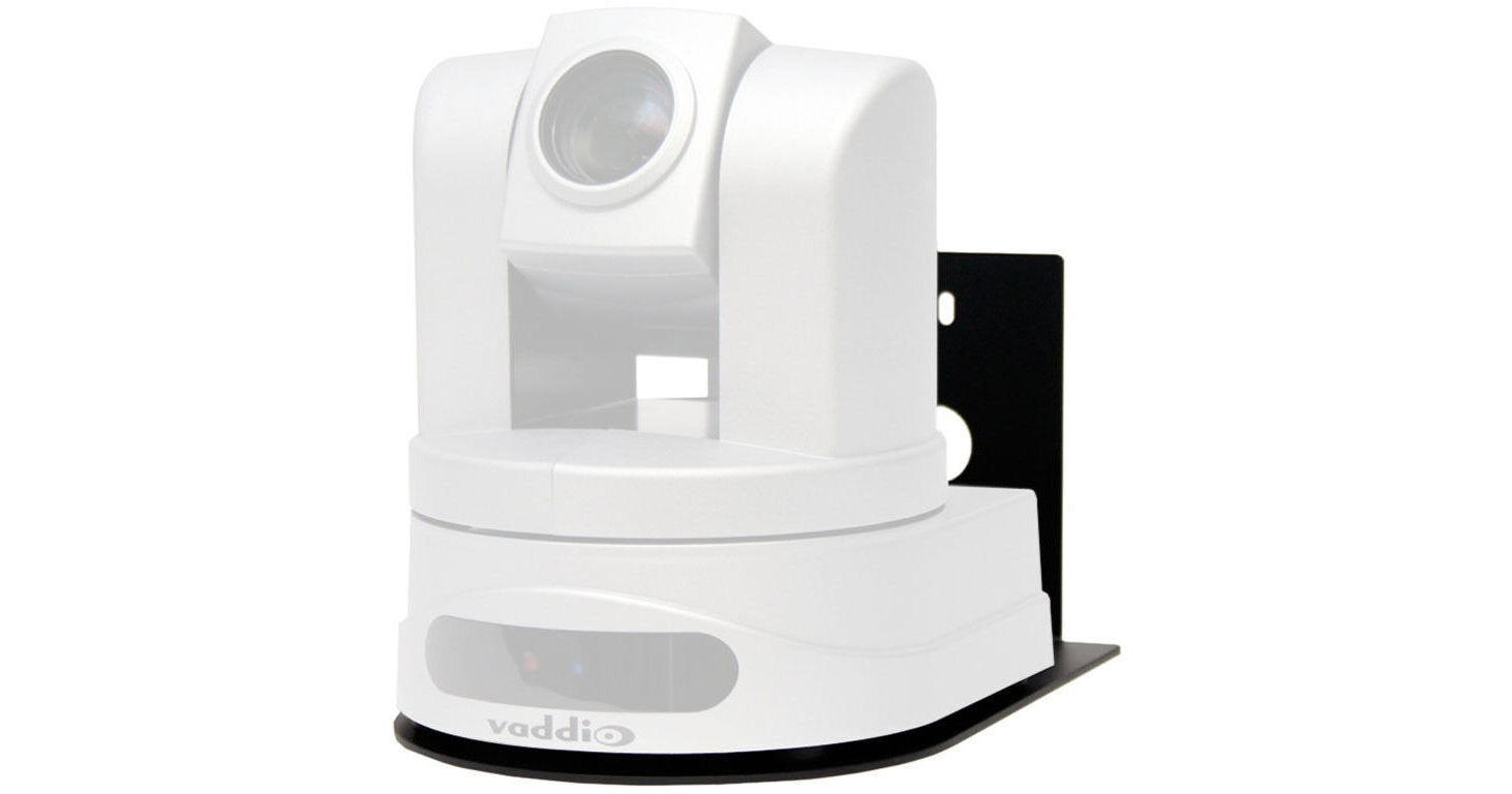 Vaddio Thin-Profile Wall Mount Bracket for HD-Series Vaddio Thin-Profile Wall Mount Bracket for HD-Series PTZ Cameras (Black)