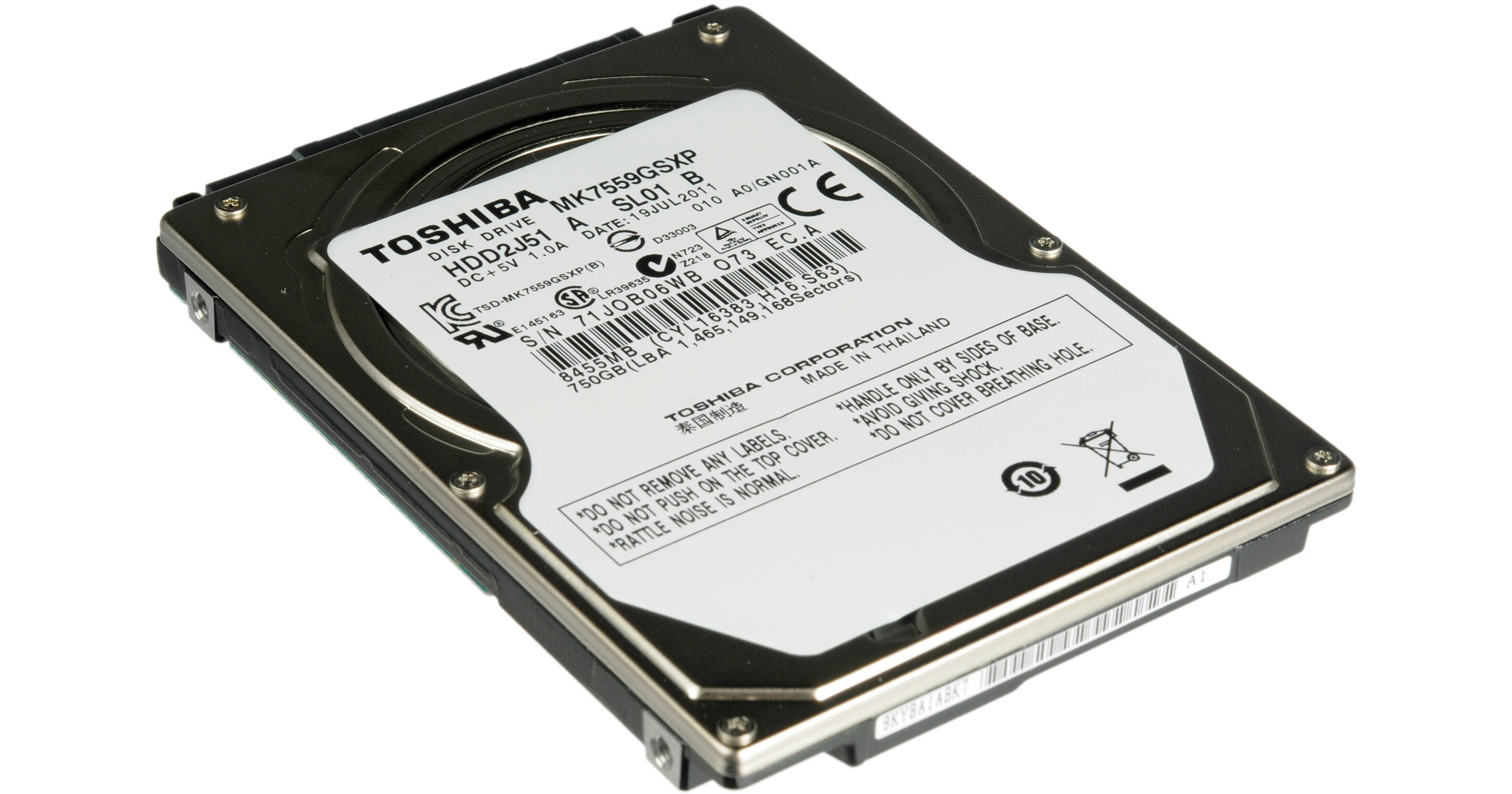 Toshiba 750GB MK7559GSXP 2.5