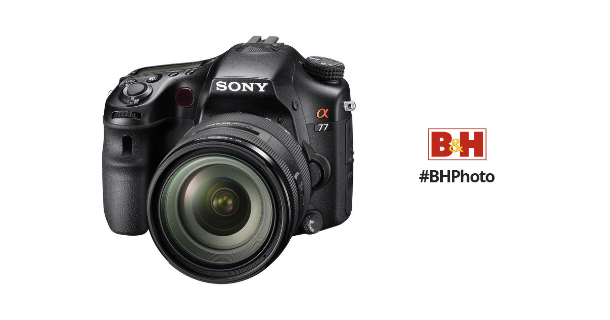 カメラ デジタルカメラ Sony Alpha a77 DSLR Camera with 16-50mm f/2.8 DT Lens Kit