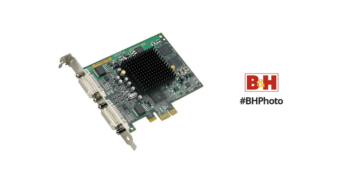 Matrox G550 PCIe x1 32-Bit Graphics Card G55-MDDE32F B&H Photo