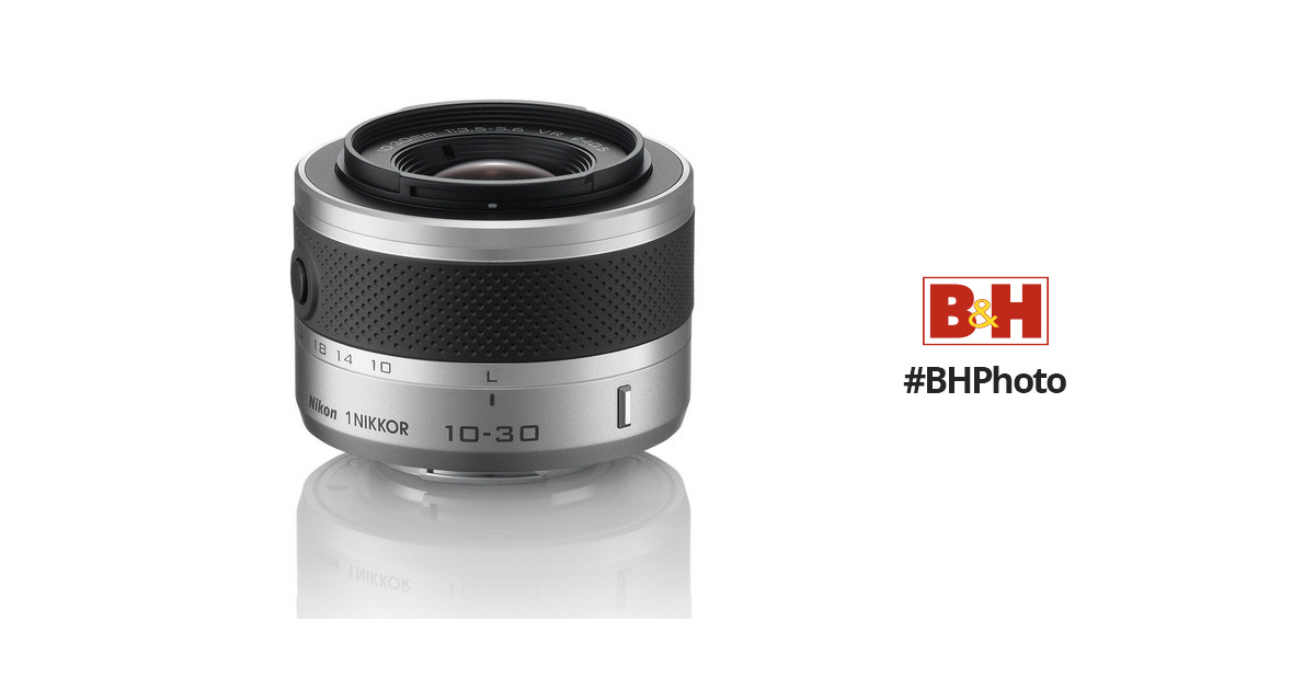 Nikon 1 Nikkor VR 10-30 mm f/3.5-5.6 Lens for CX Format (Silver)