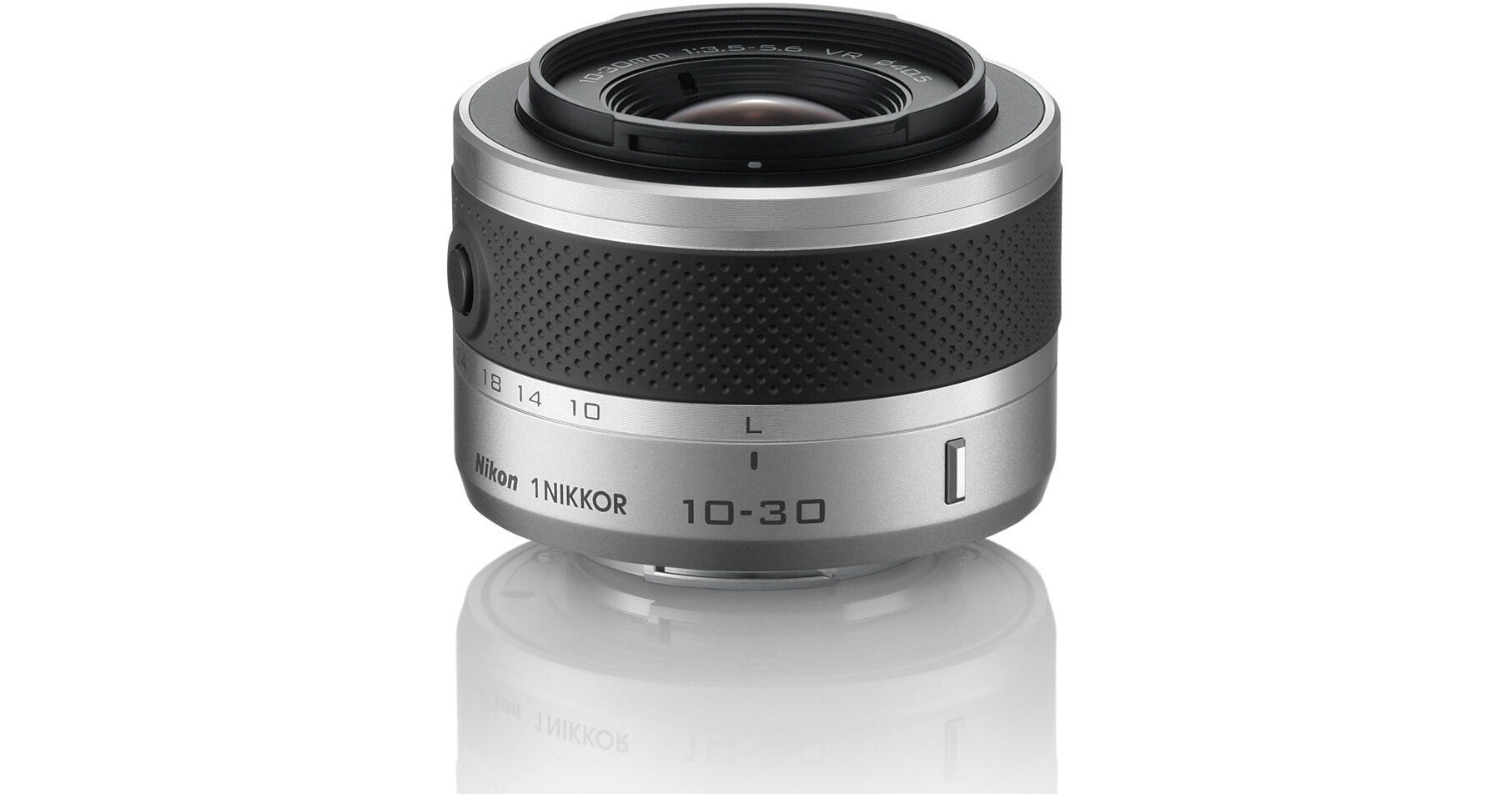 Nikon 1 Nikkor VR 10-30 mm f/3.5-5.6 Lens for CX Format (Silver)