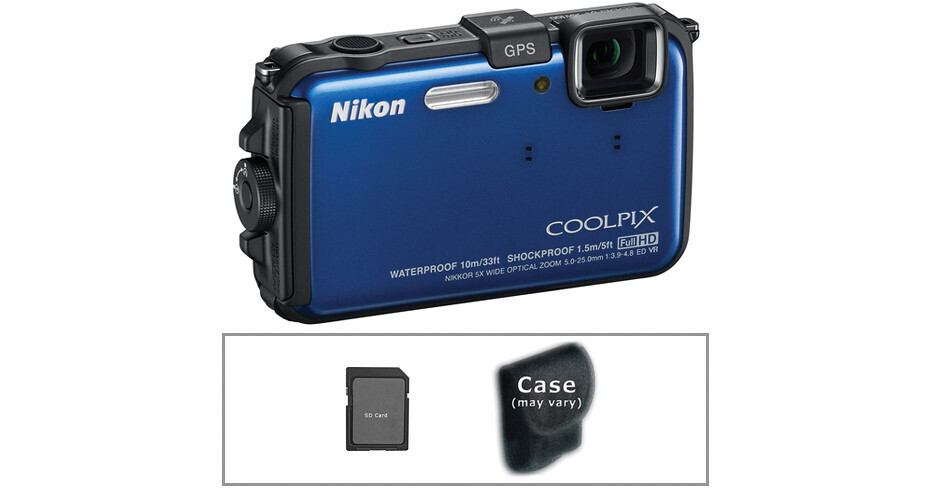 Nikon COOLPIX AW100 Waterproof Digital Camera with Basic