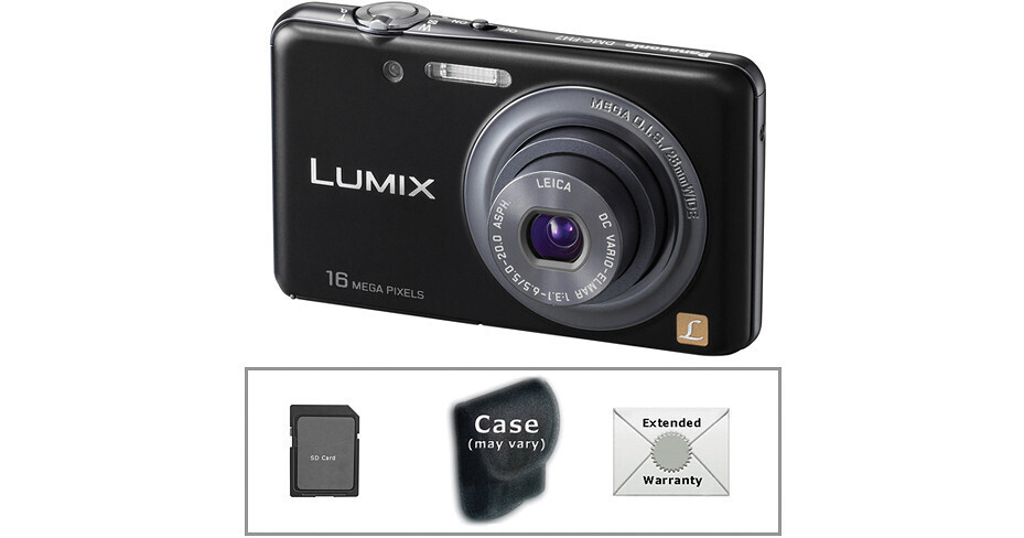 Panasonic LUMIX DMC-FH7 Digital Camera with Deluxe Accessory Kit