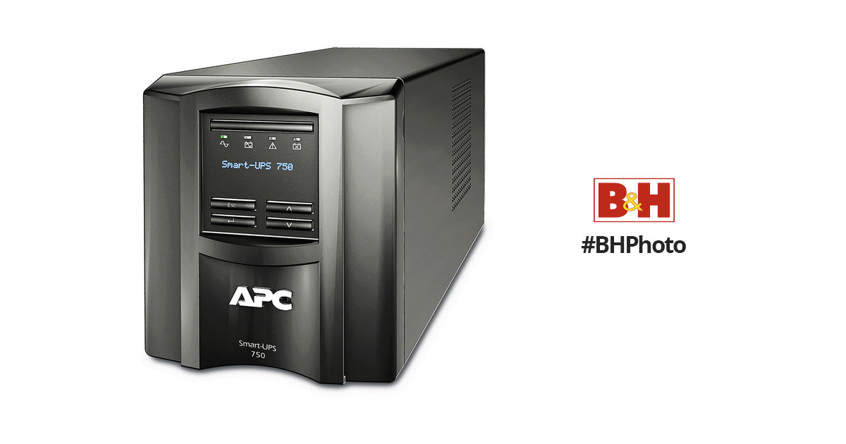  APC Smart-UPS 750VA UPS Battery Backup with Pure Sine Wave  Output (SMT750) (Not sold in Vermont) : Electronics