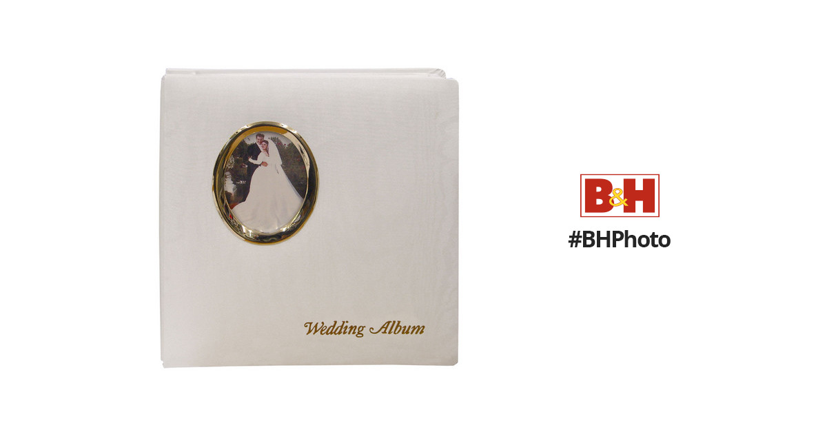Pioneer Photo Albums WF5781-GT Oval Framed Wedding Album (Gold Oval FR