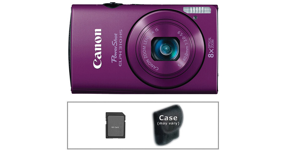 Canon PowerShot ELPH 310 HS Camera with Basic Accessory