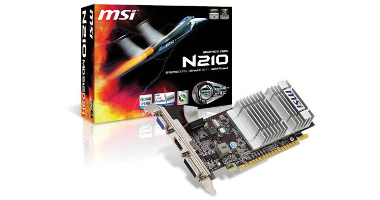 Msi 210 geforce cheap driver