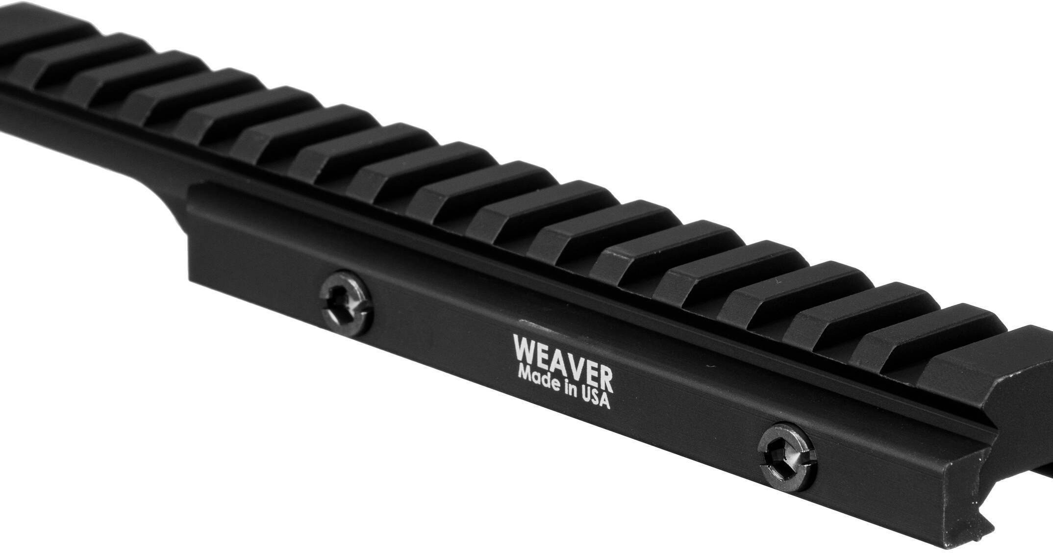 Weaver Flat Top Riser Rail (Tactical, Matte Black) 99673 B&H