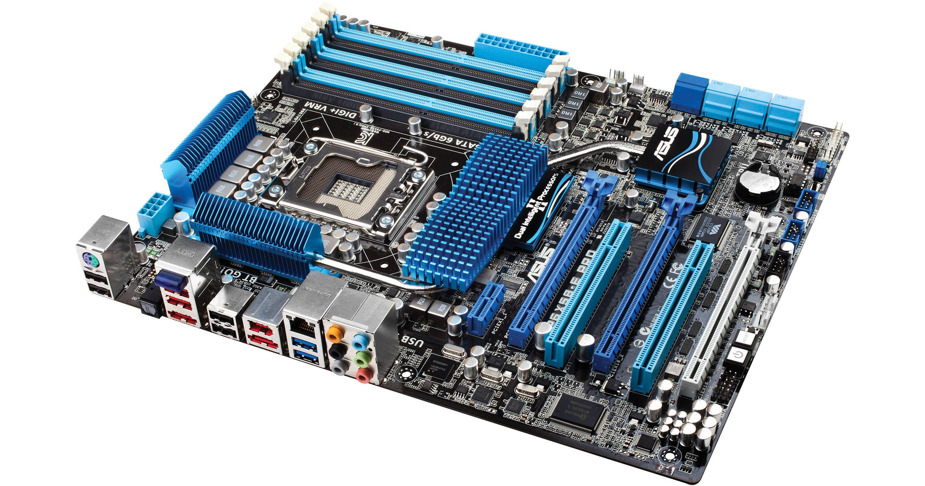 ASUS P6X58-E PRO Motherboard P6X58-E PRO Bu0026H Photo Video