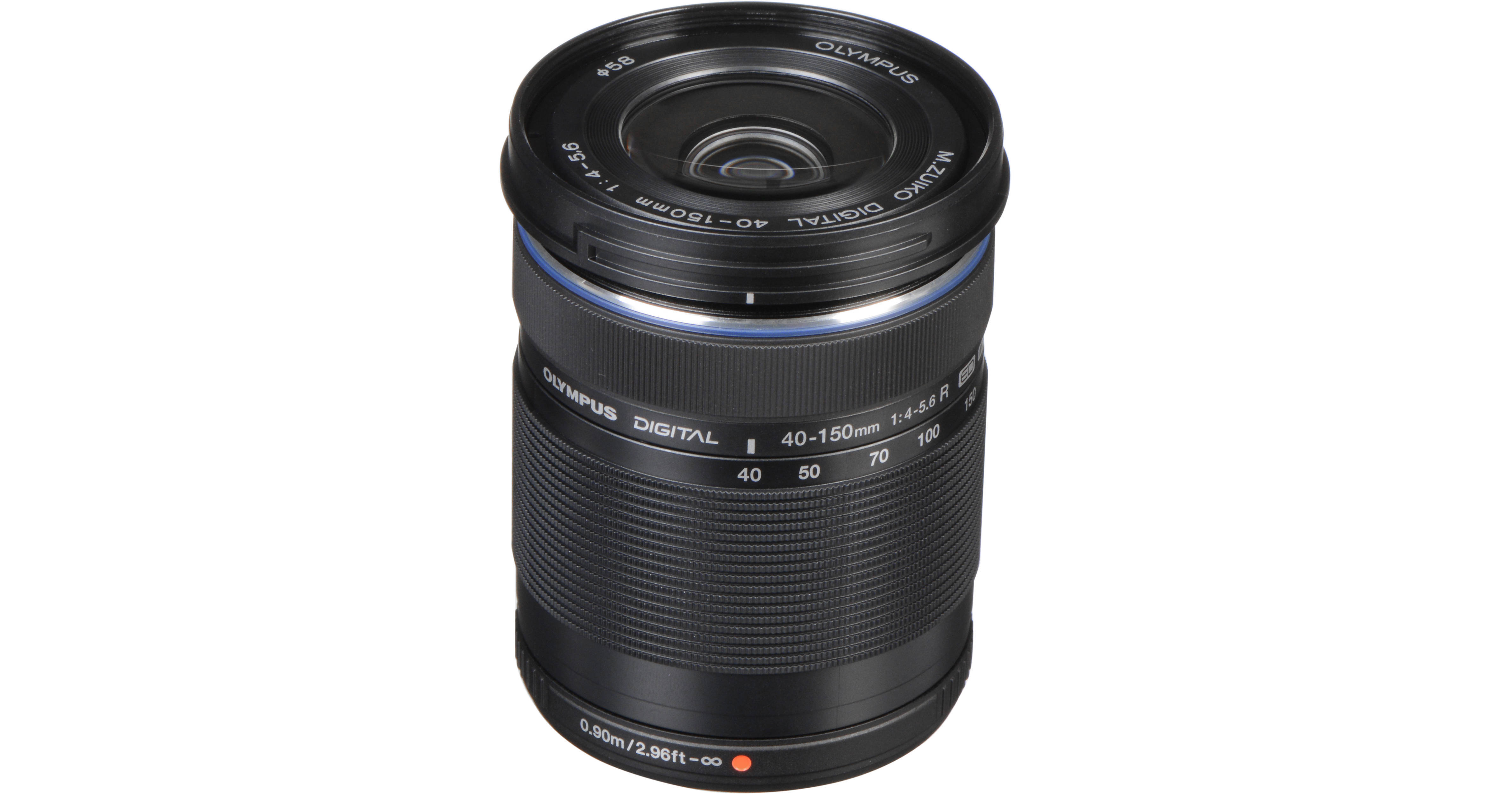 Olympus M.Zuiko Digital ED 40-150mm f/4-5.6 R Lens (Black)