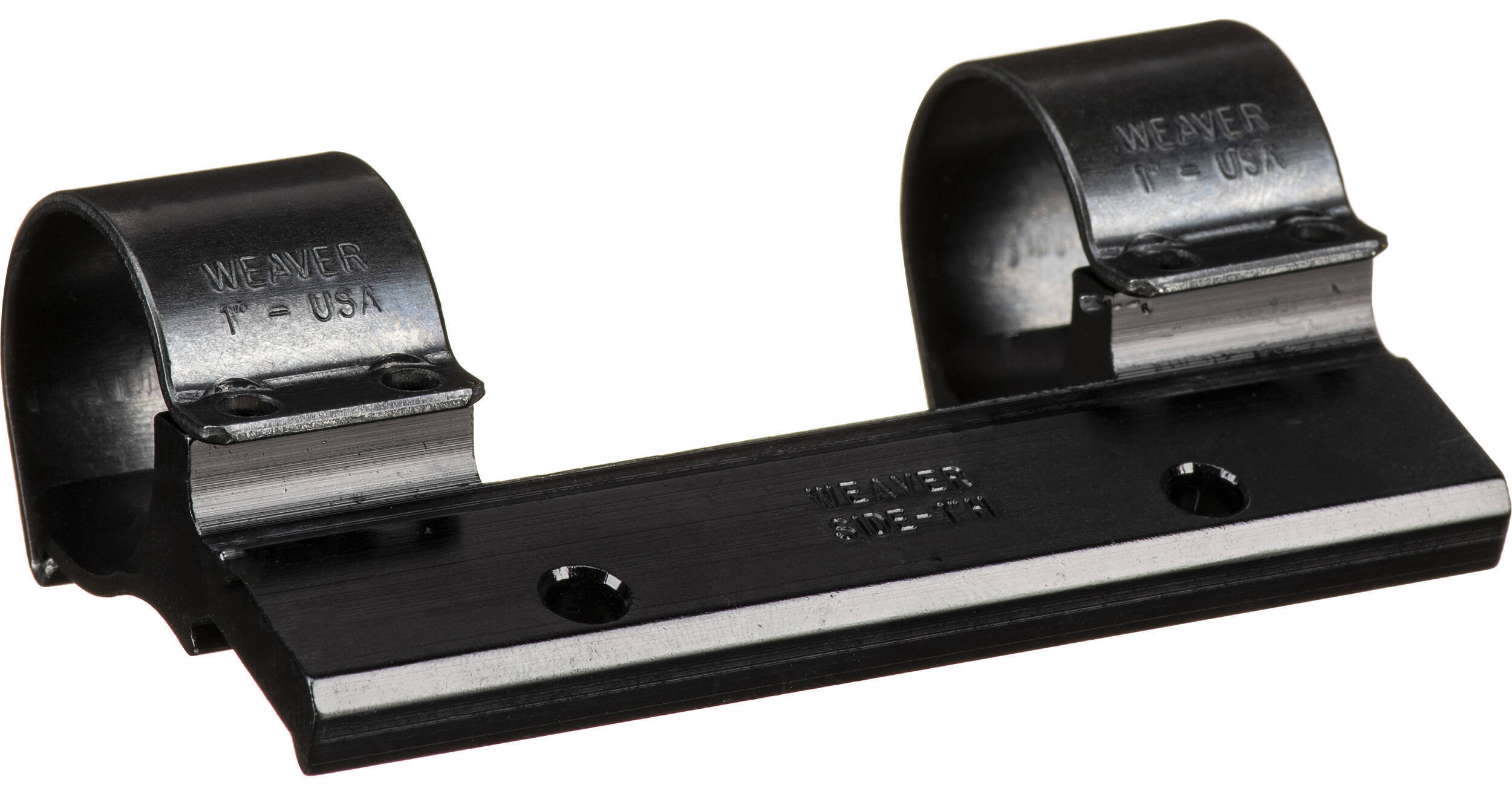 Weaver Detachable Side Mount 1" High Bracket & Rings 49350 B&H