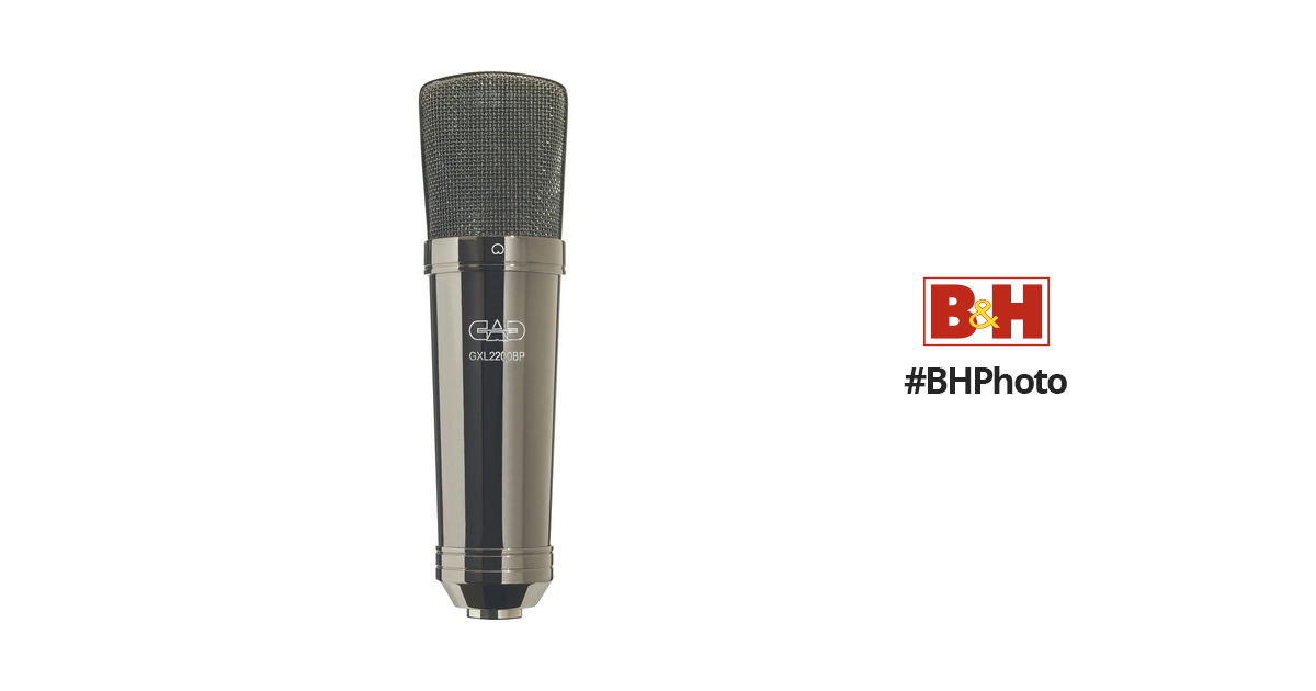 CAD GXL2200BP Cardioid Condenser Microphone (Black Pearl Chrome Finish)