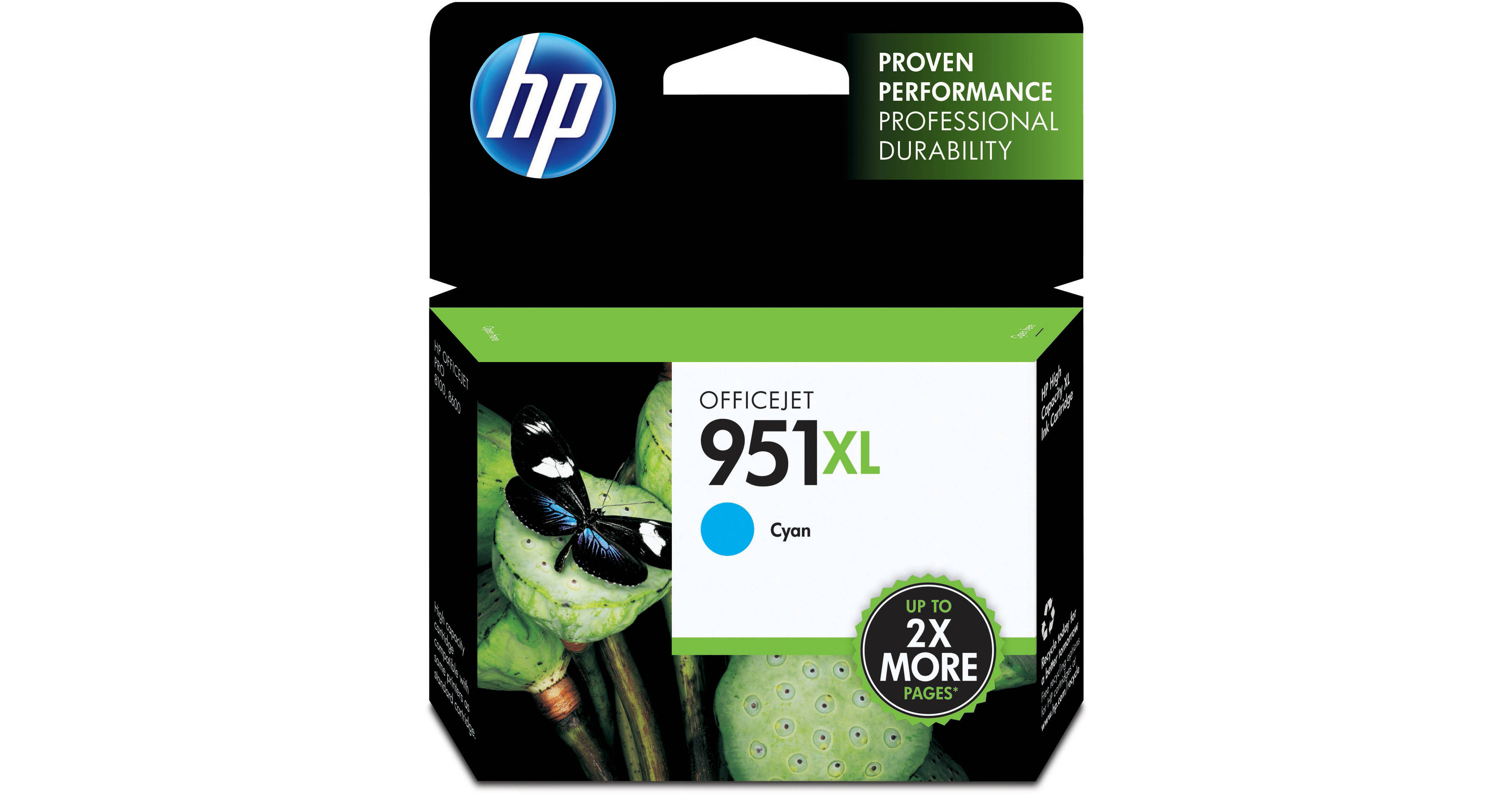 HP 951XL Cyan Officejet Ink Cartridge CN046AN B&H Photo Video